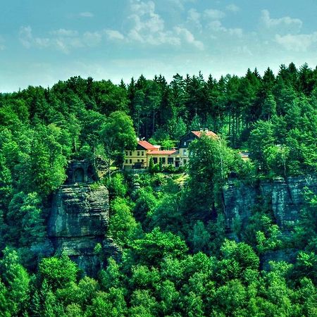 Hotel Garni Belveder Hřensko Exterior foto