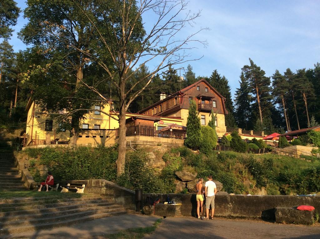 Hotel Garni Belveder Hřensko Exterior foto
