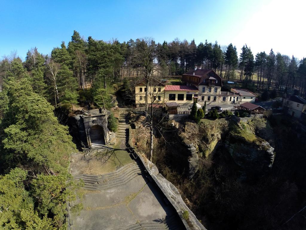 Hotel Garni Belveder Hřensko Exterior foto