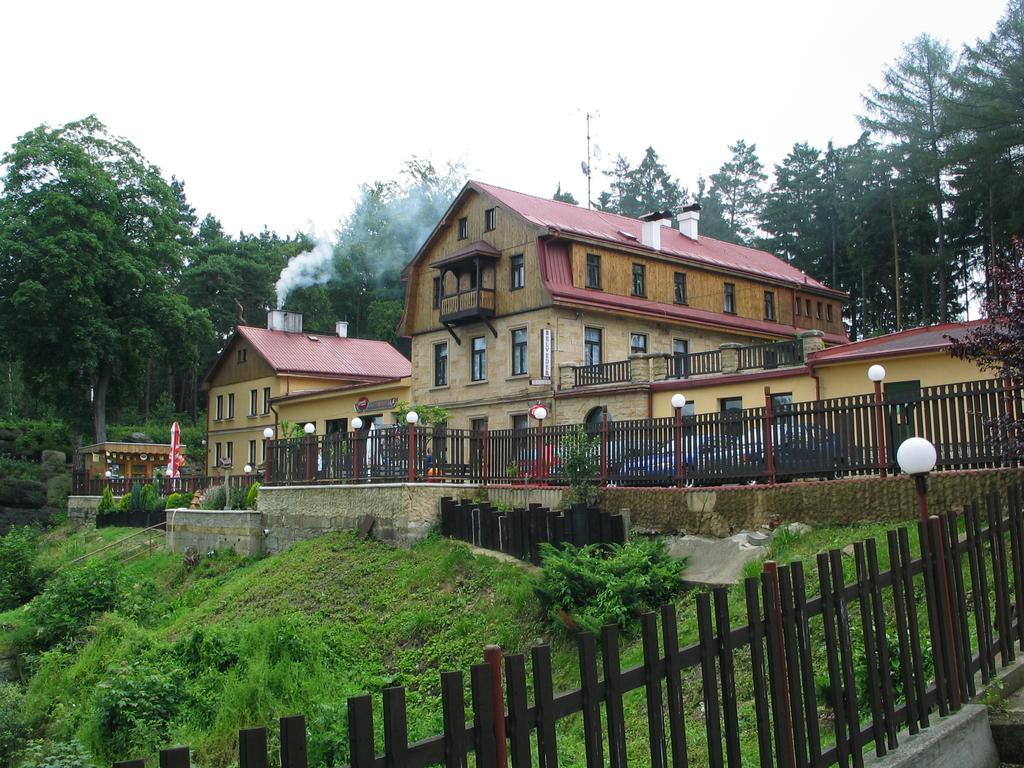 Hotel Garni Belveder Hřensko Exterior foto