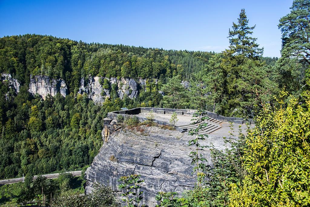 Hotel Garni Belveder Hřensko Exterior foto